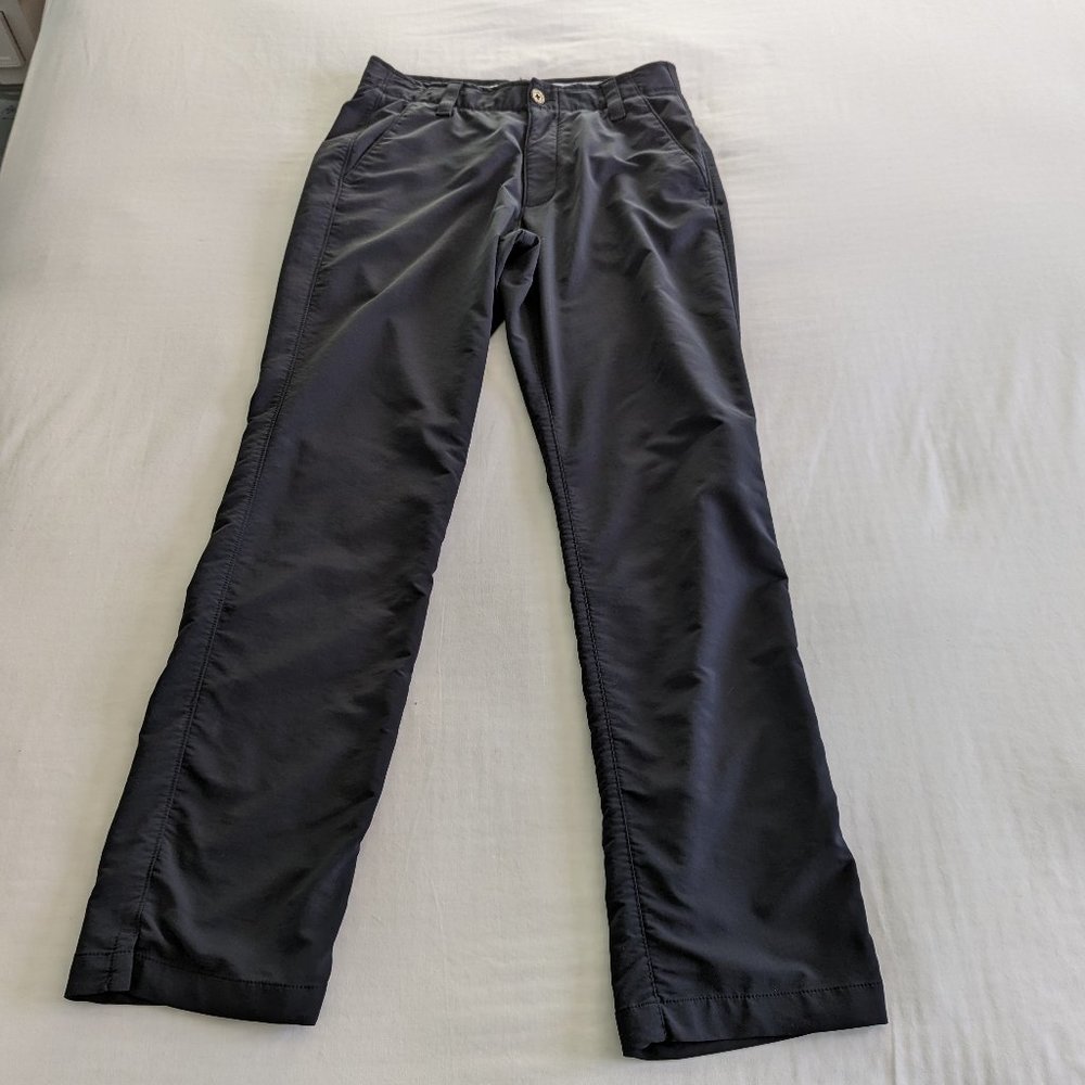 Under Armour Mens Black Golf Pant Performance Loose Fit 30x32 EUC!